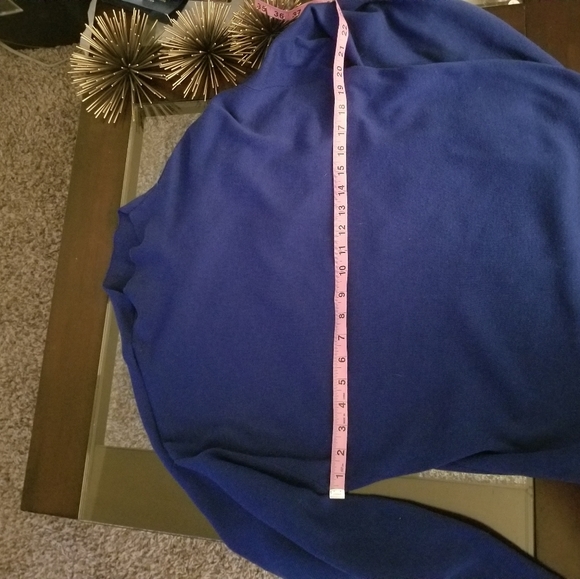 H&M mock neck / funnel - royal blue - s - Picture 2 of 6